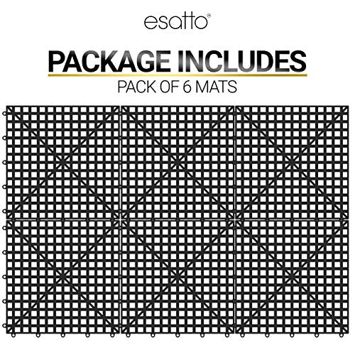 Esatto Interlocking Shelf Mats – for Spills, Clean Bars, Stain Protection, and an Anti-Slip Surface