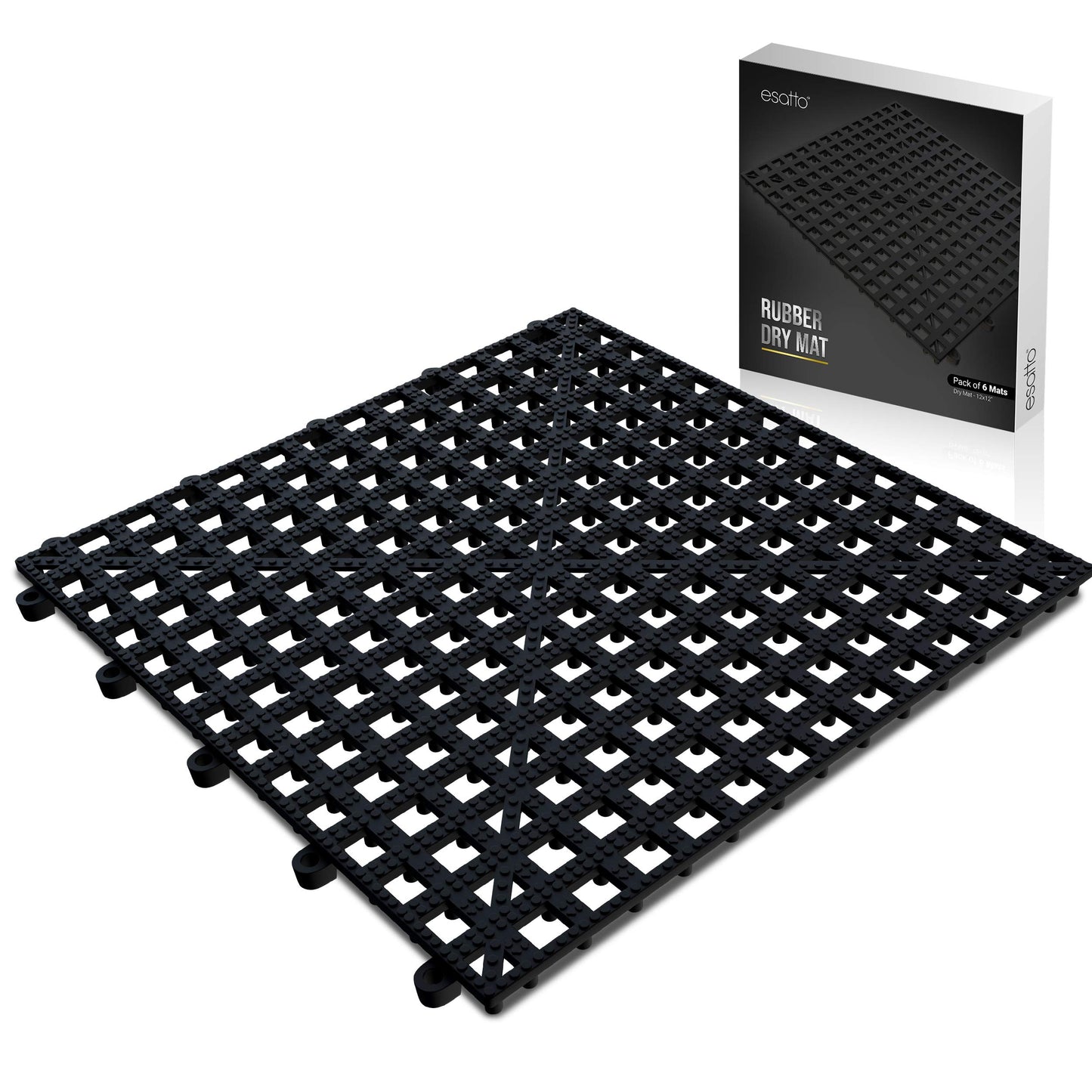 Esatto Interlocking Shelf Mats – for Spills, Clean Bars, Stain Protection, and an Anti-Slip Surface