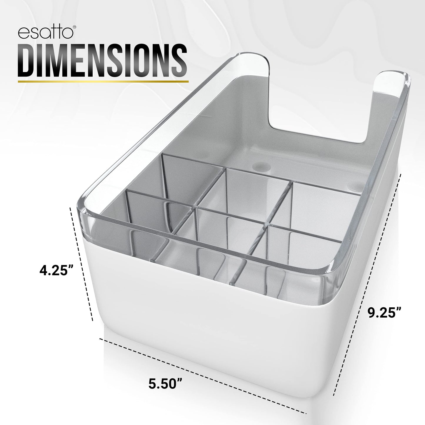 Esatto Bar Products Premium Bar Caddy, with Additional 12 Pourers and 12 Pourer Covers