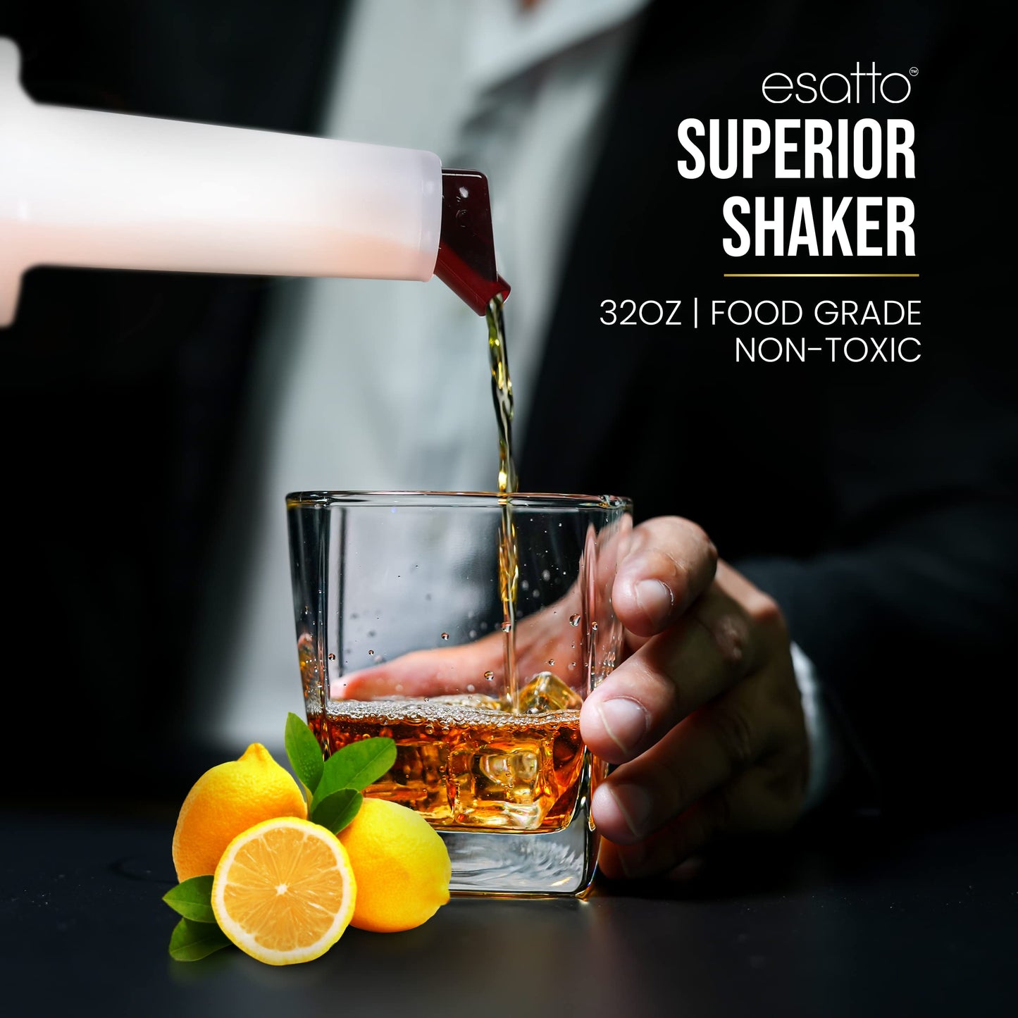 Store and Pour Juice Containers 1 Quart β Flow N Stow Fruit Juice Bottles β Easily Mix, Pour, Store - Bar Supplies Liquor and Juice Pouring Bottles - 1 bar mat for countertop - 12 pourers pour spout