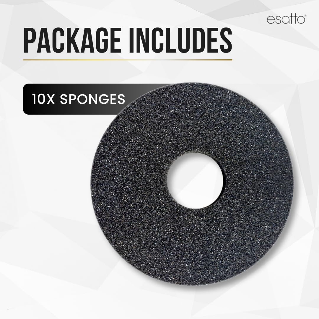 Esatto Glass Salt Rimmer 3 Tier for Margarita Tray and Cocktail, 2 Extra Spongeβs + 3 Pourers β Apply Salt, Sugar, and Lime Juice for Better Drinks and Efficient Drink Preparation