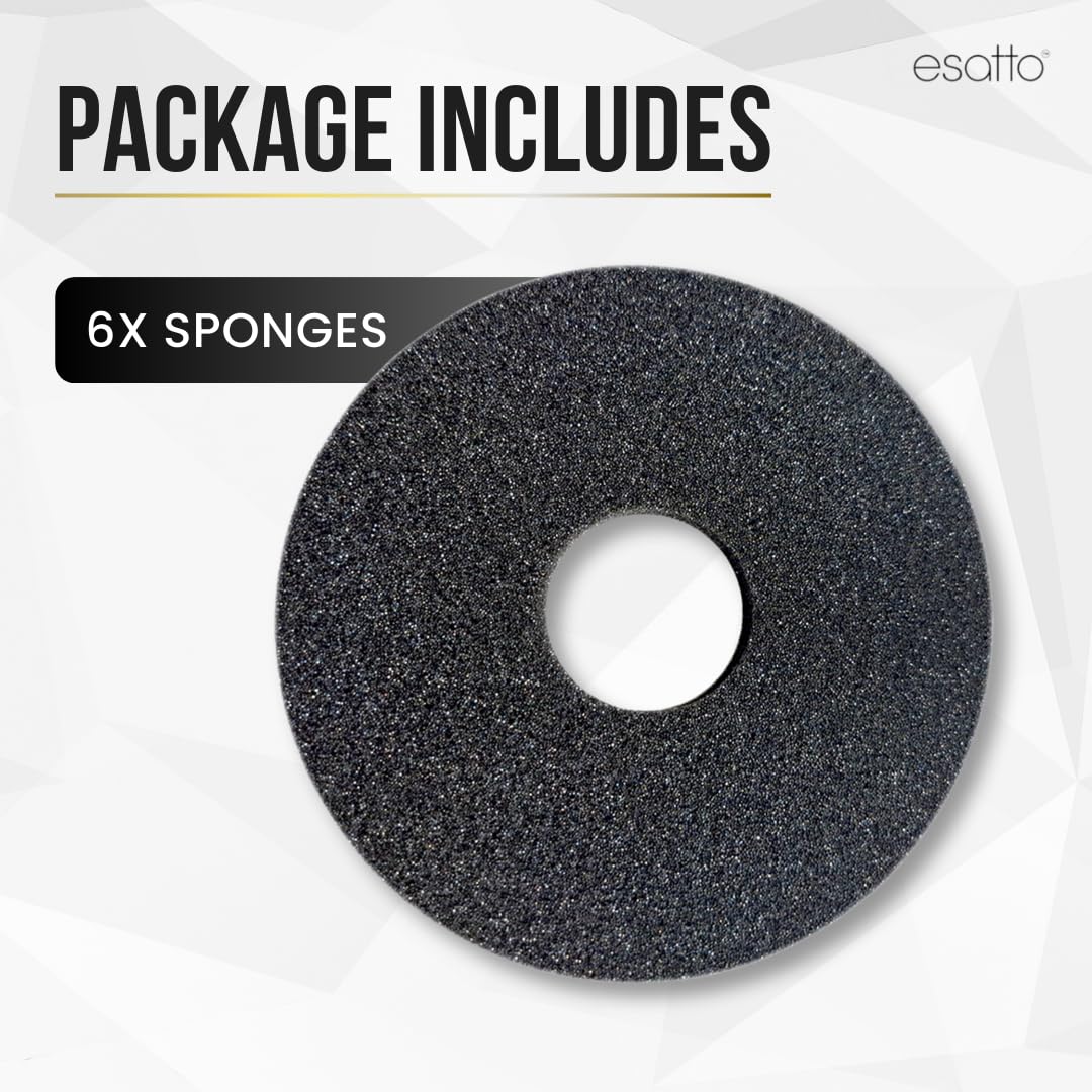 Esatto Glass Salt Rimmer 3 Tier for Margarita Tray and Cocktail, 2 Extra Sponge’s + 3 Pourers – Apply Salt, Sugar, and Lime Juice for Better Drinks and Efficient Drink Preparation
