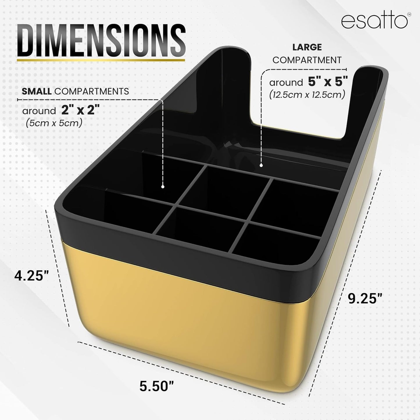 Esatto Bar Products Premium Bar Caddy, with Additional 12 Pourers and 12 Pourer Covers